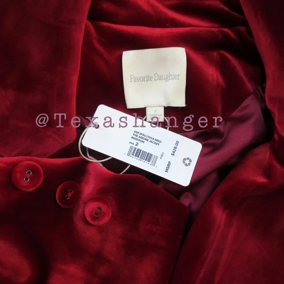 NWT Favorite Daughter The Amore Jacket Size 2